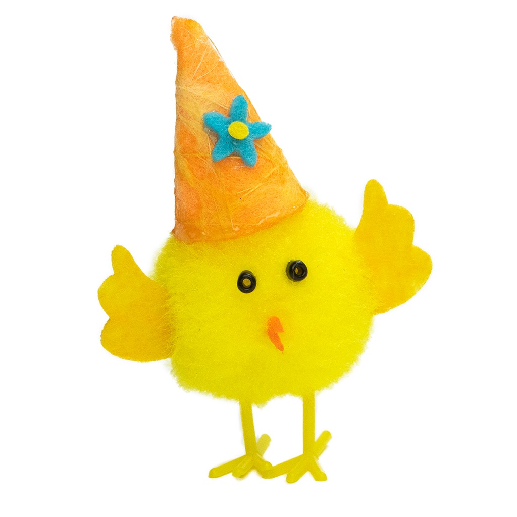 Pollo Lana Sombrero Fiesta 60 mm.