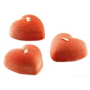 Molde de Silicona Mini Corazón 39X36X16 mm. 11 ml. 70 Pcs