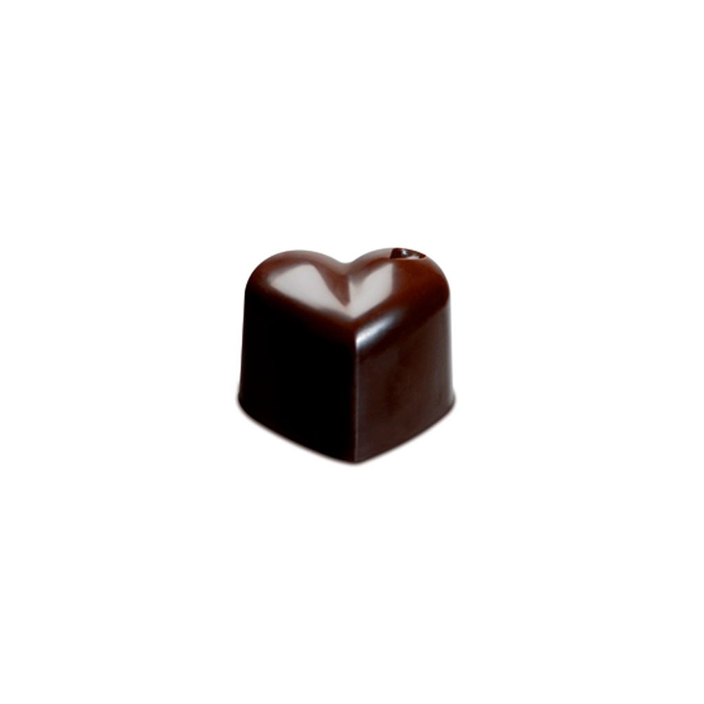 Molde de Silicona Bombónes Corazones 105X210 mm. 15 Pcs
