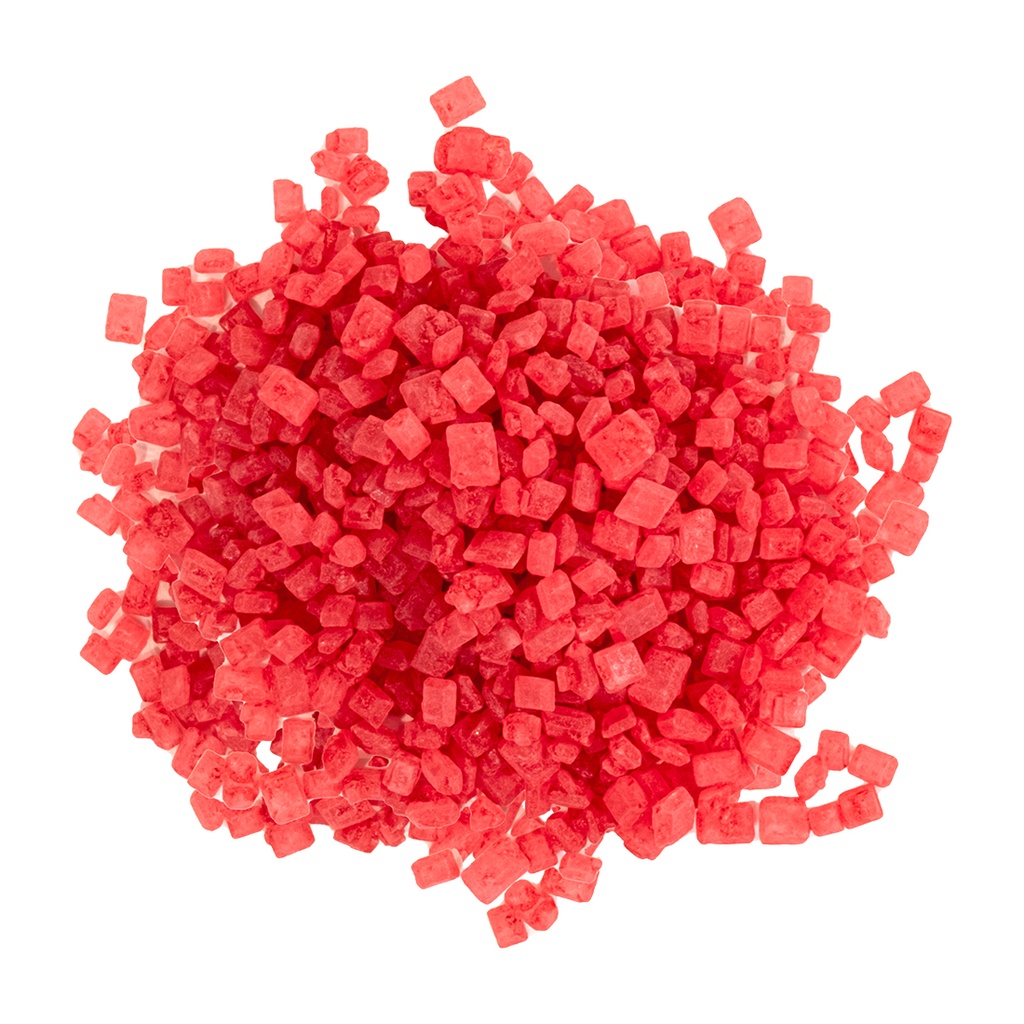 Bote Cristales de Azúcar Rojo 400 gr
