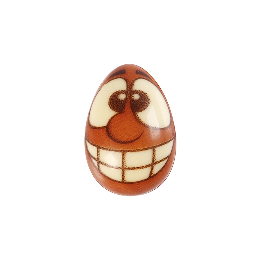 Surtido de huevos 3D con cara 2,4x3,8 cm
