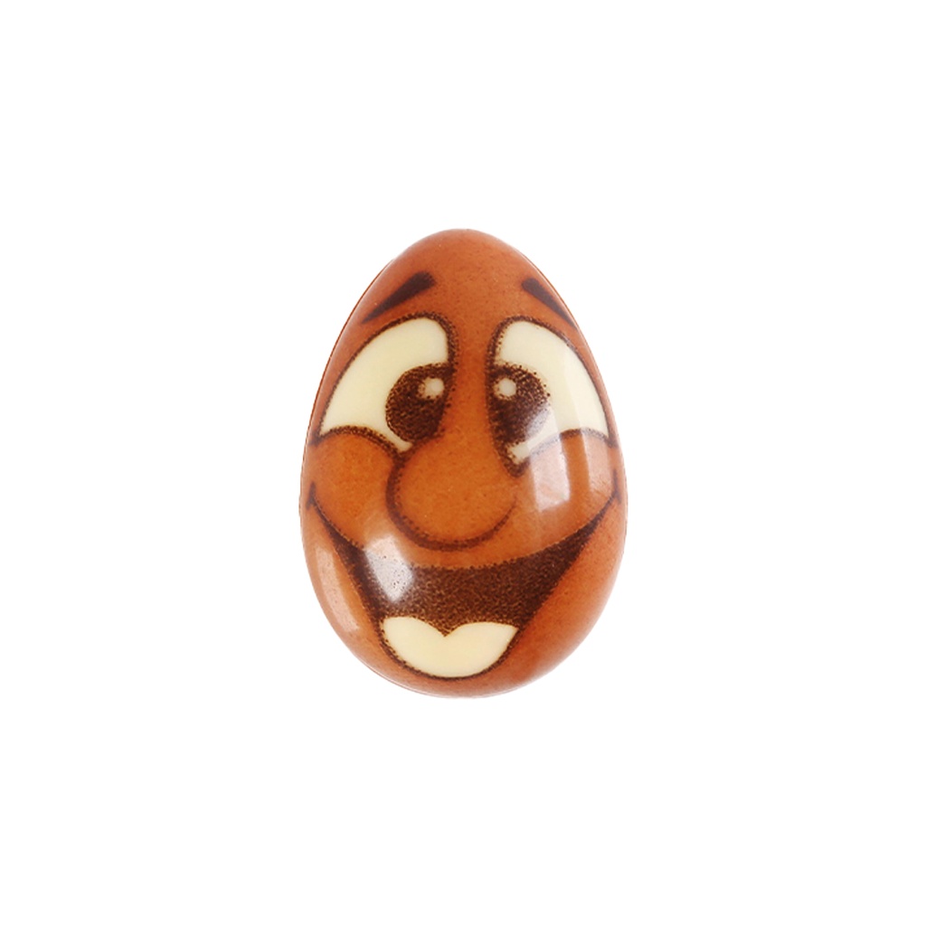 Surtido de huevos 3D con cara 2,4x3,8 cm