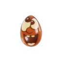 Surtido de huevos 3D con cara 2,4x3,8 cm