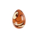 Surtido de huevos 3D con cara 2,4x3,8 cm