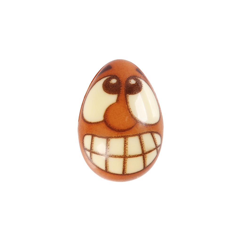 Surtido de huevos 3D con cara 2,4x3,8 cm
