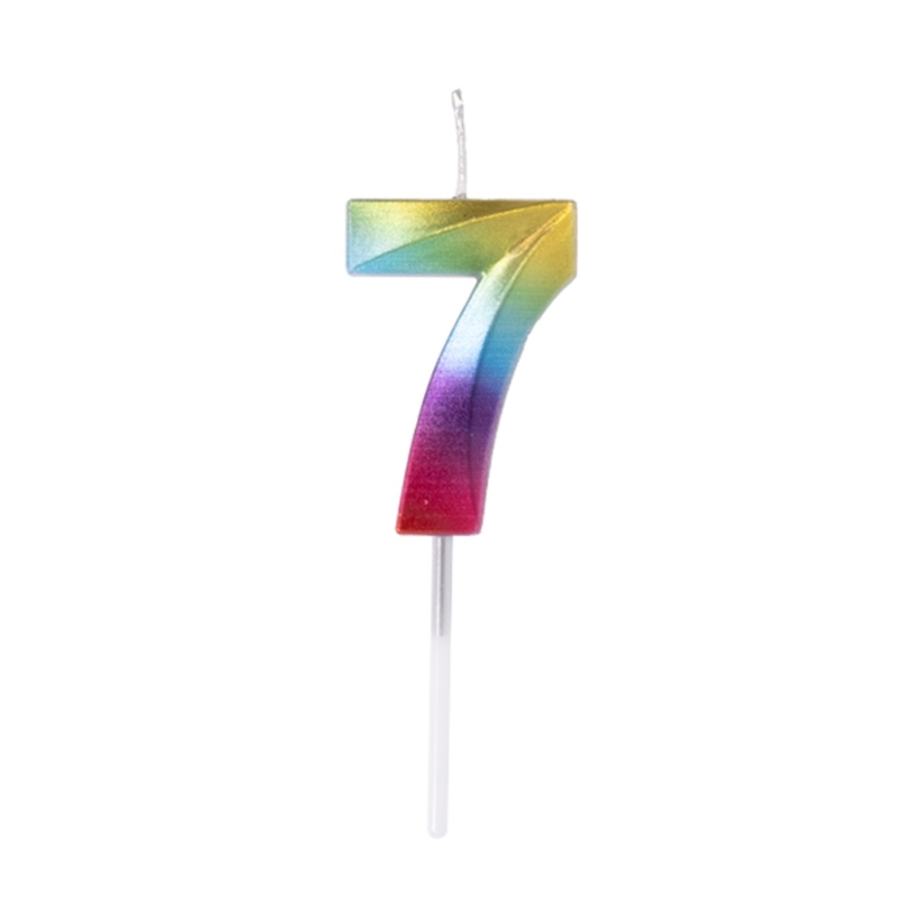 Velas Multicolor Pequeñas Blister Nº7