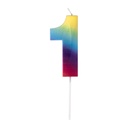 Velas Multicolor Grandes Blister Nº1