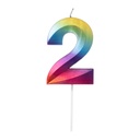 Velas Multicolor Grandes Blister Nº2