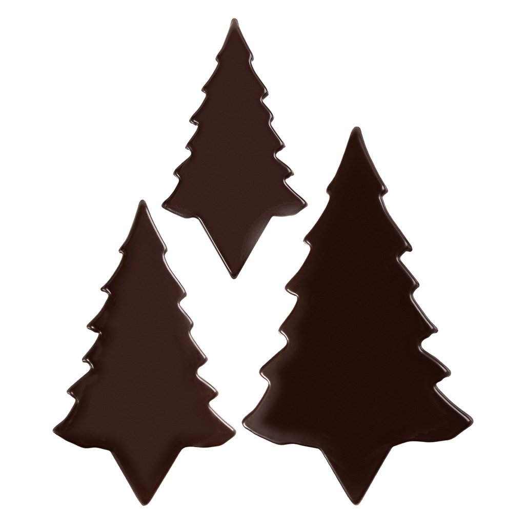 Placa Abeto 3 Chocolates