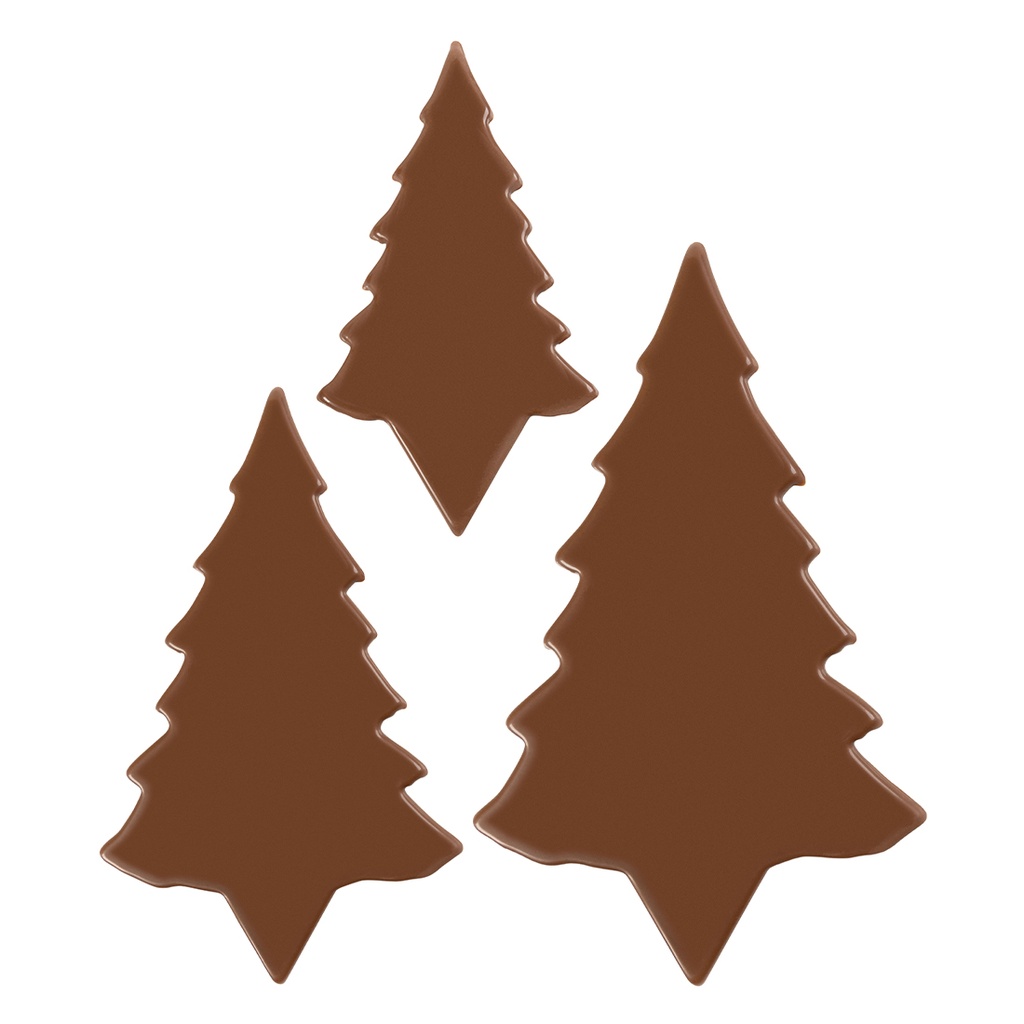 Placa Abeto 3 Chocolates