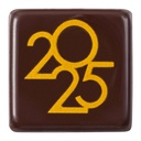 Placas 2024 Chocolate Negro 30 X 30 mm.