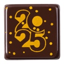 Placas 2024 Chocolate Negro 30 X 30 mm.