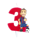 Velas Barça Toons Nº3 (1 u.)