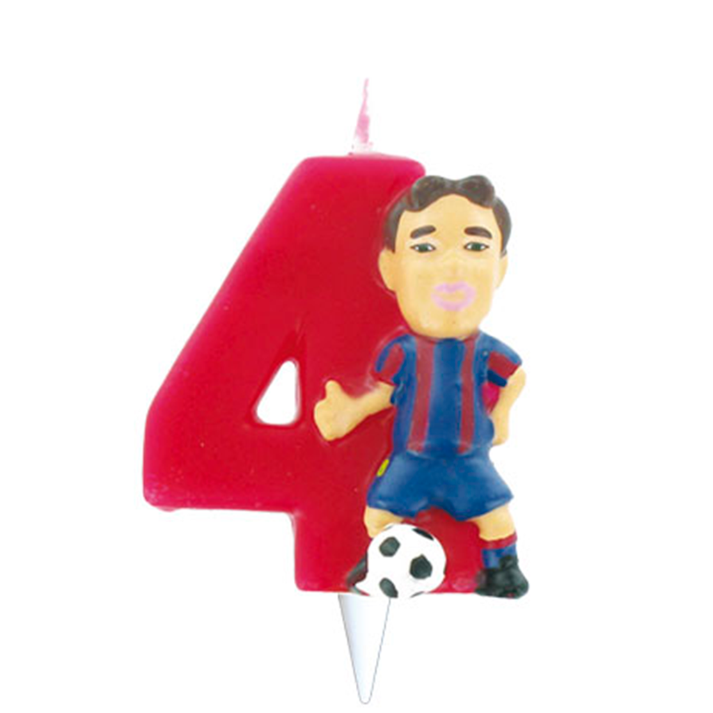 Velas Barça Toons Nº4 (1 u.)