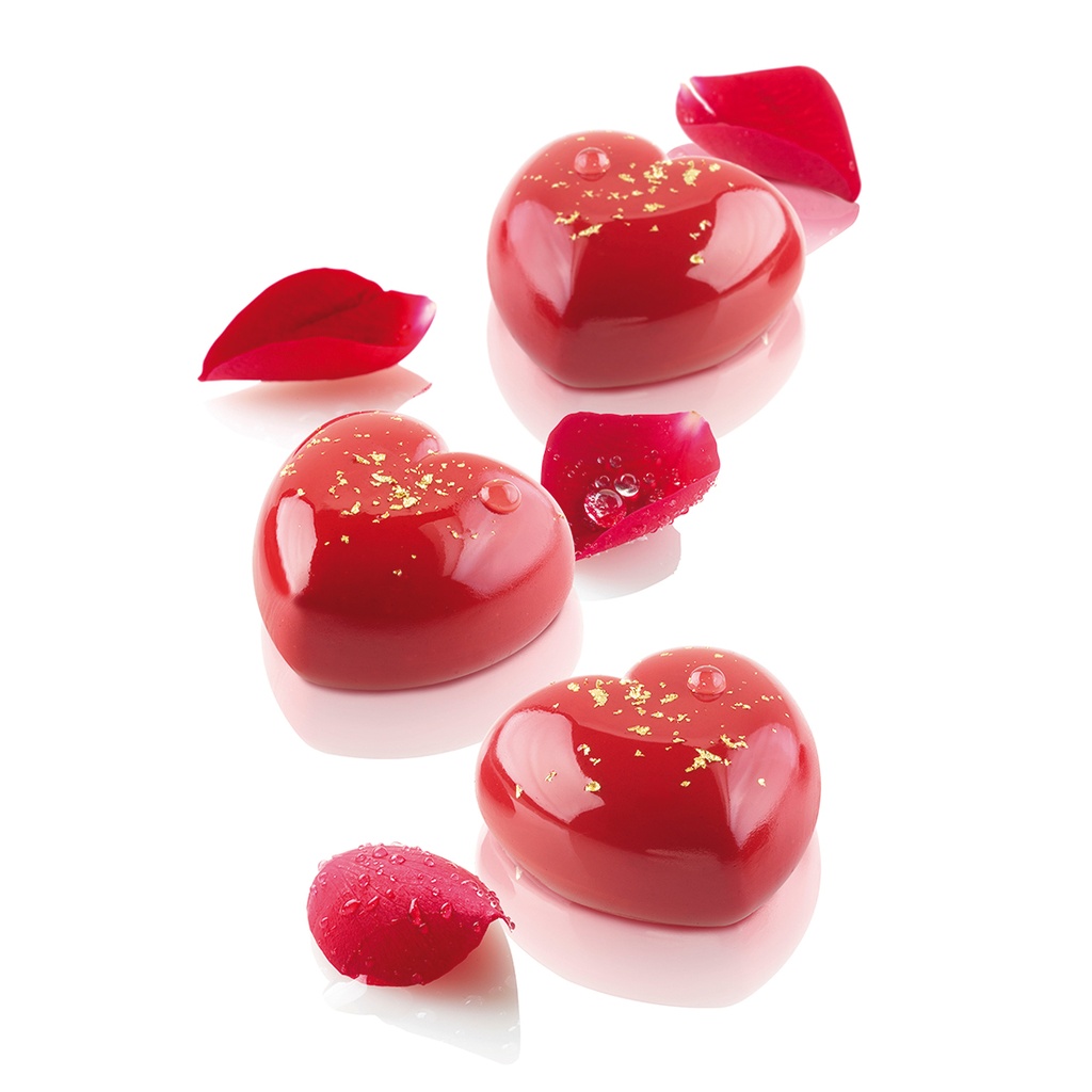 Molde Corazón 45X44X24 mm. 30 ml. 15 Pcs