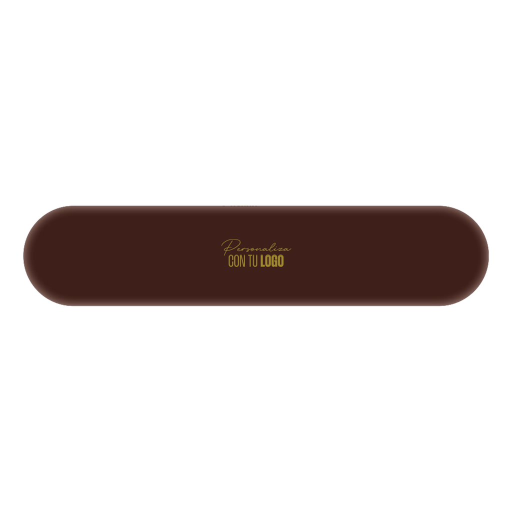 Placa Personalizada 30 X 150 mm. Chocolate Negro (105 u.)