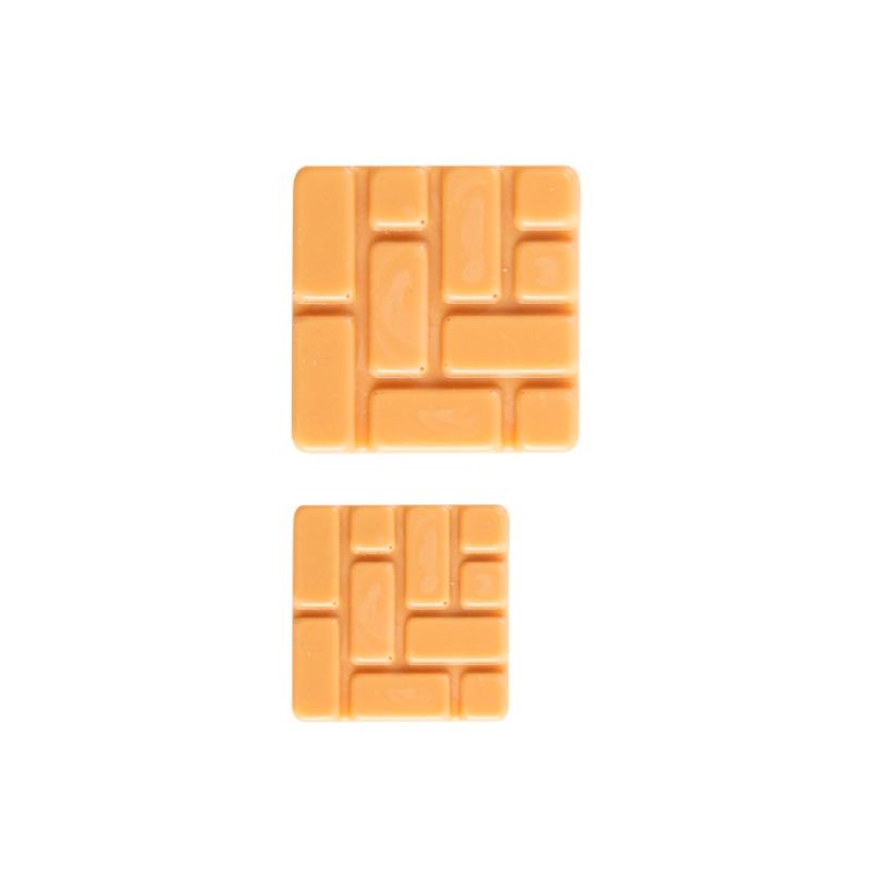 Tableta 38 X 38 y 28 X 28 mm. Chocolate Blanco Caramelo