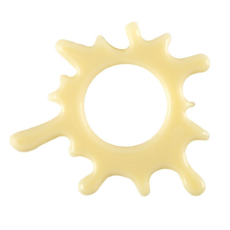 Forma Splash Chocolate Blanco Ø 55 mm. (75 u.)