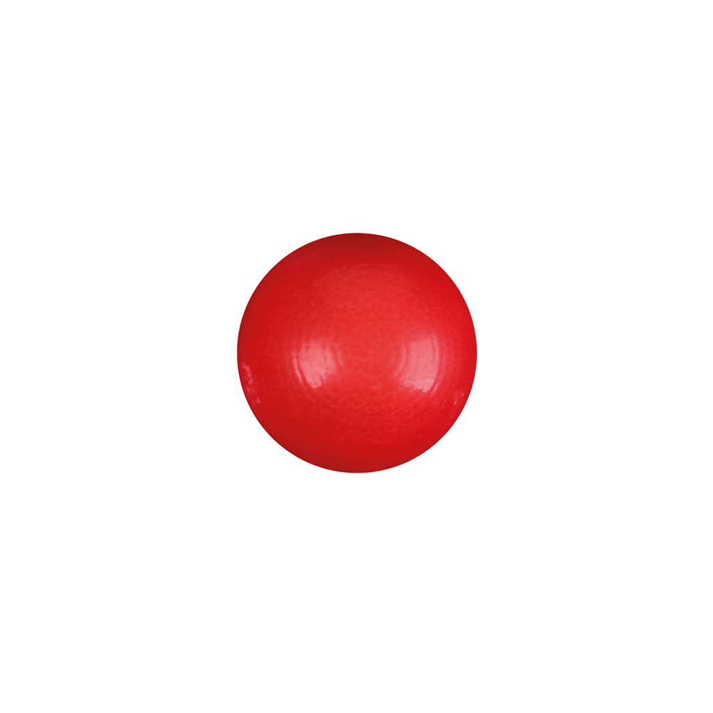 Esfera Roja 3D Chocolate Blanco Ø 22 mm. (162 u.)