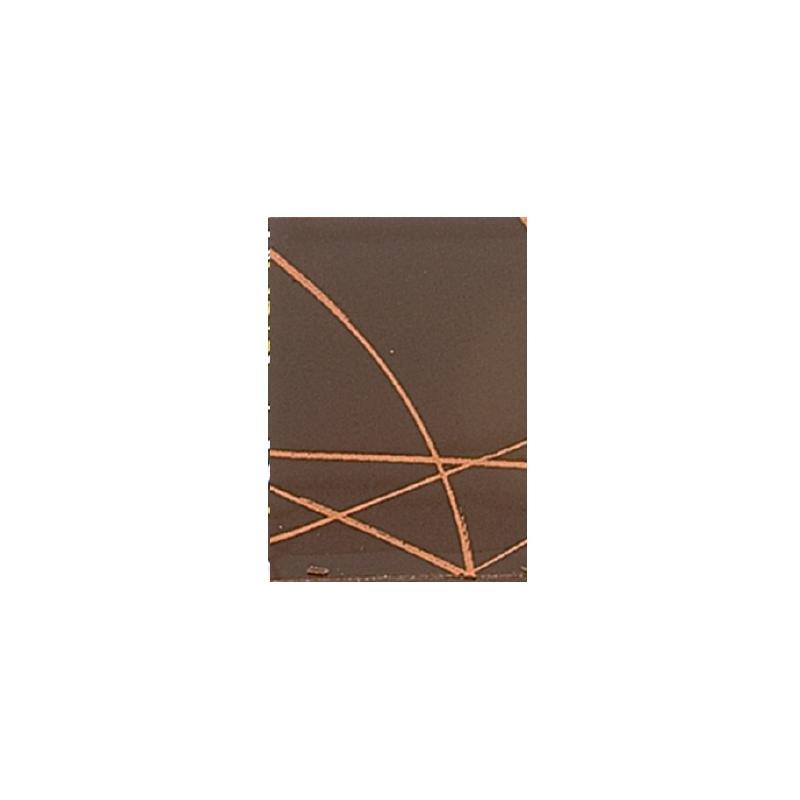 Placa Líneas Chocolate Negro 35 X 25 mm. (315 u.)