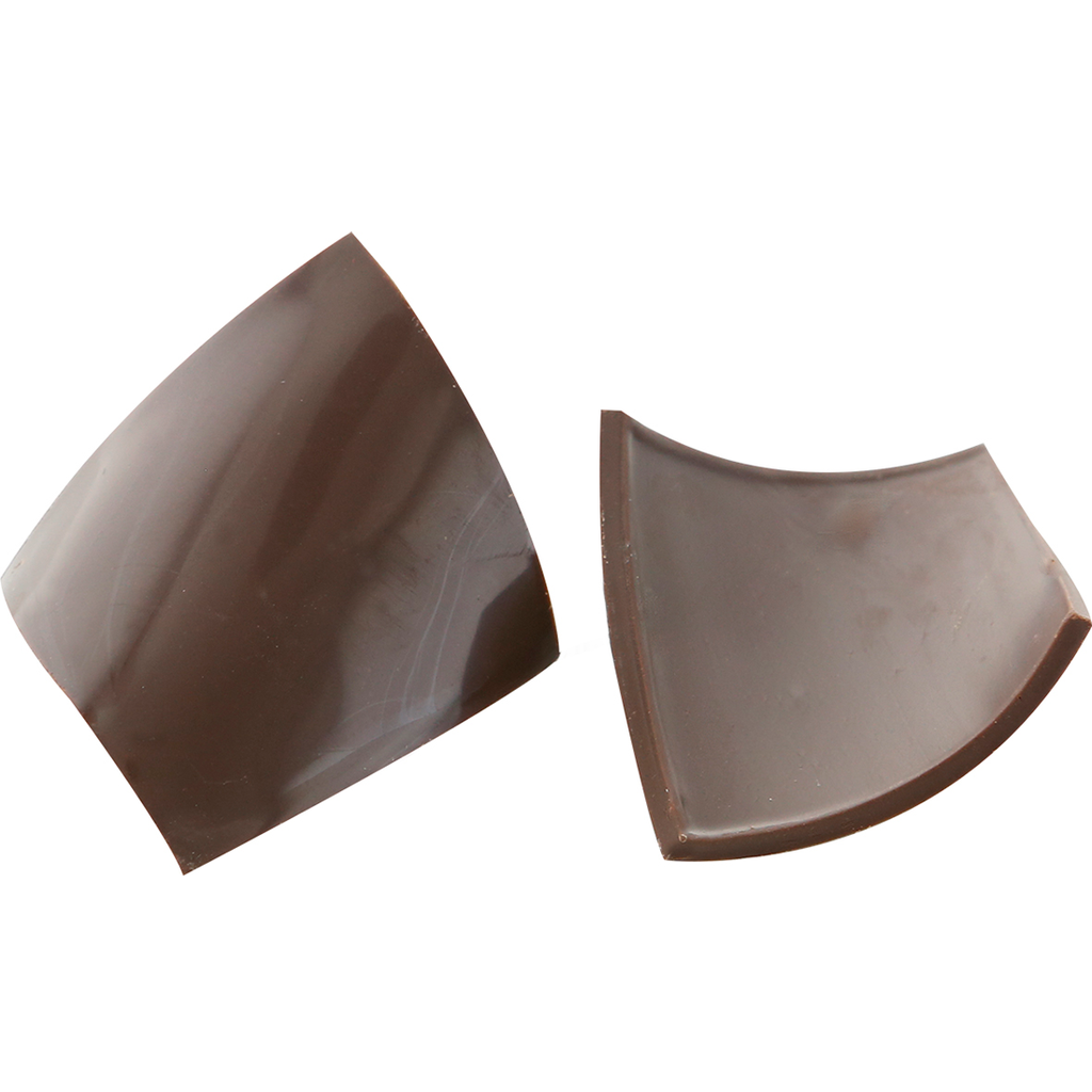 Placa Ondulada Chocolate Negro 45 X 45 mm. (63 u.)