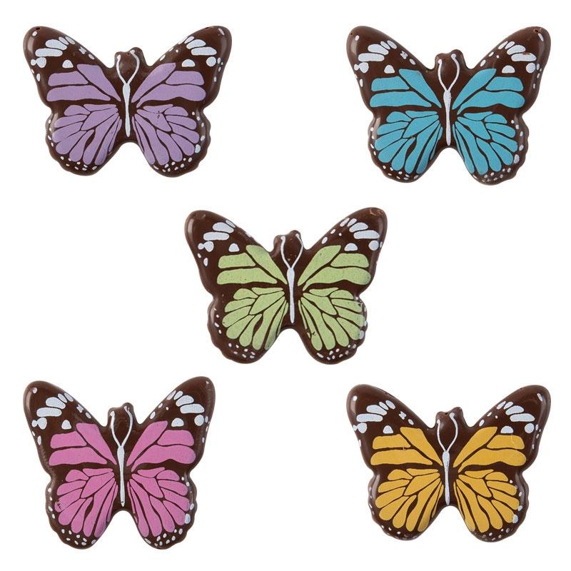Mariposa Chocolate Negro 36 X 29 mm. (120 u.)