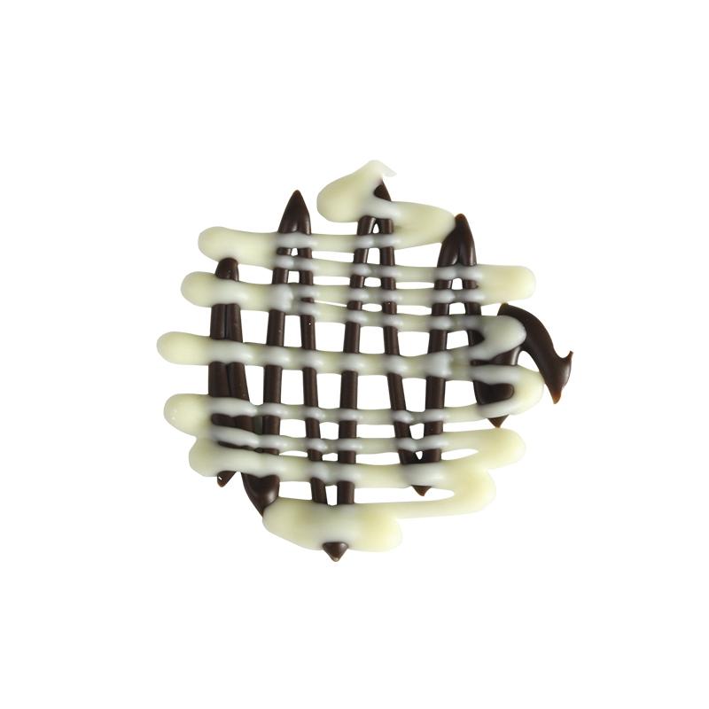 Rejilla Chocolate Blanco/Negro 40 mm. (100 u.)