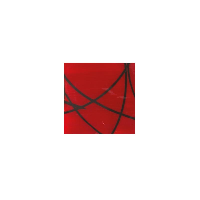 Placa Rojo/Negro de Chocolate Blanco 30 X 30 mm. (264 u.)
