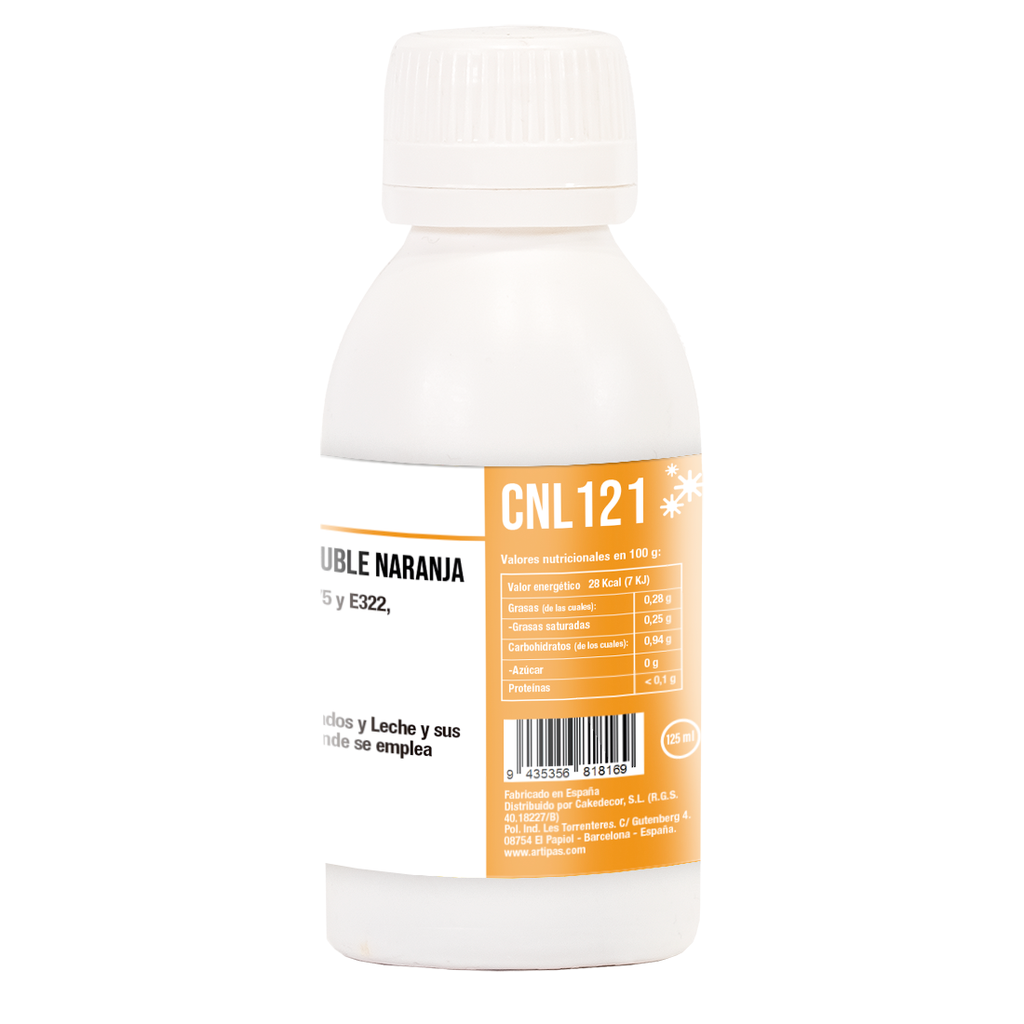 Colorante Natural Liposoluble Naranja (125 ml)