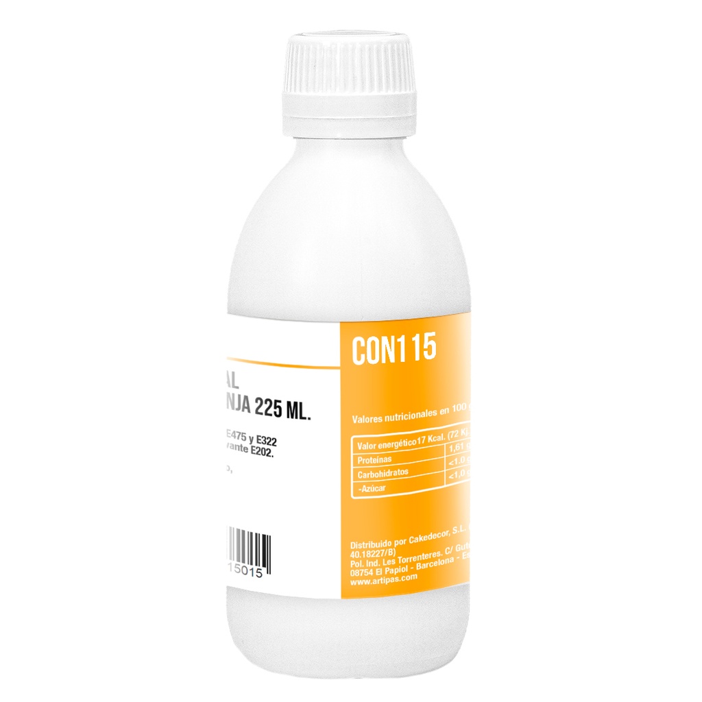 Colorante Líquido Naranja (225 ml)