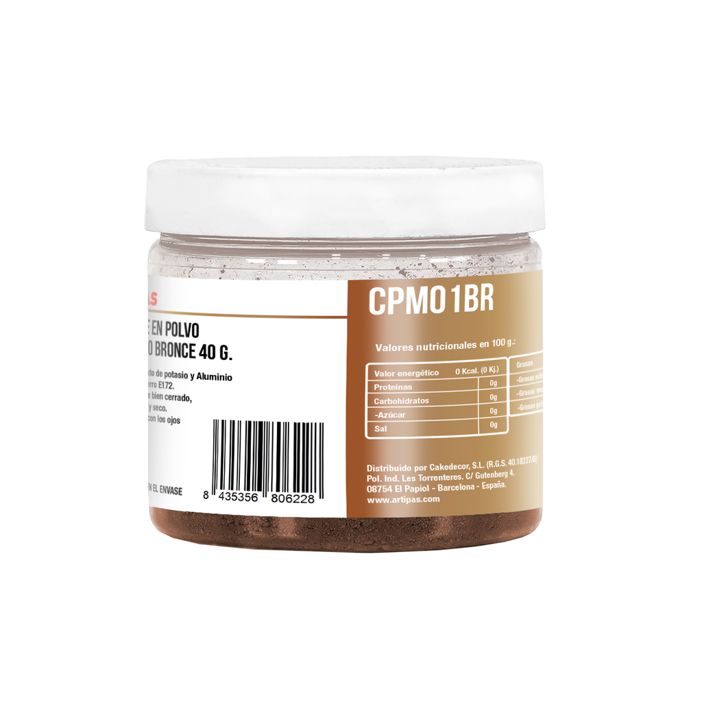 Colorante en Polvo Metalizado Bronce (40 g)