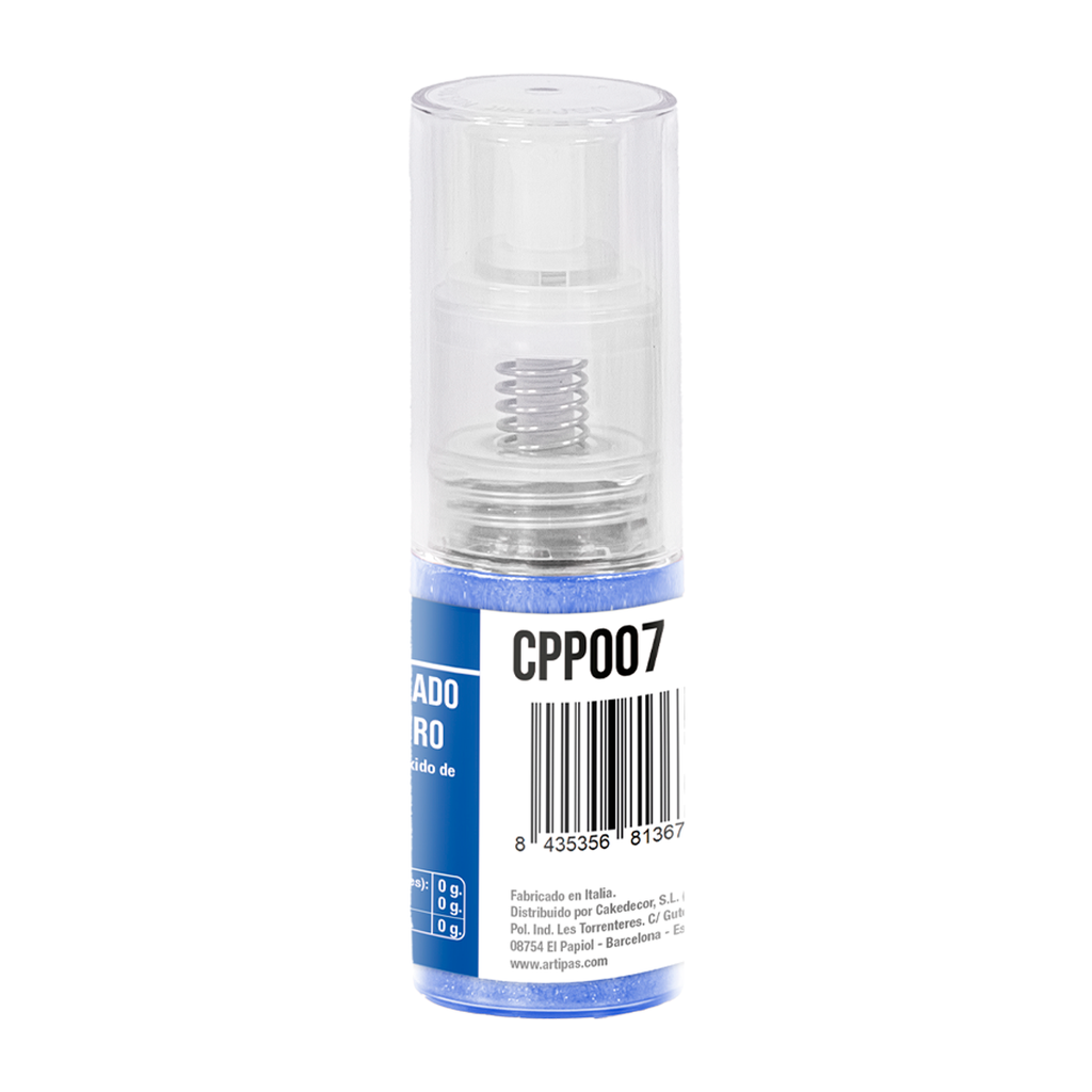 Colorante en Polvo Metalizado con Pulverizador Azul Oscuro (10 g)