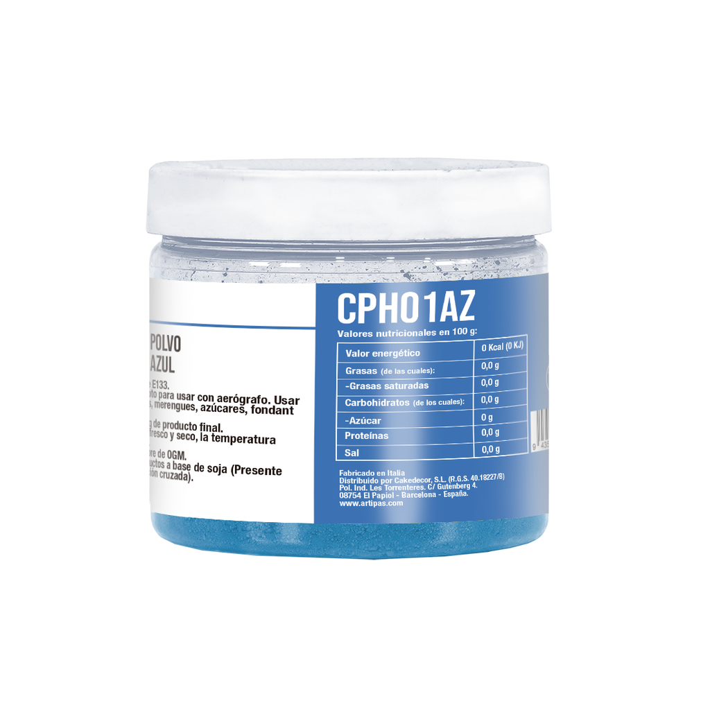 Colorante en Polvo Hidrosoluble Azul (100 g)