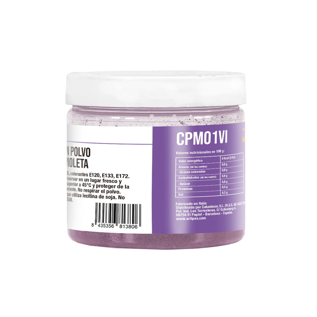 Colorante en Polvo Metalizado Violeta (40 g)