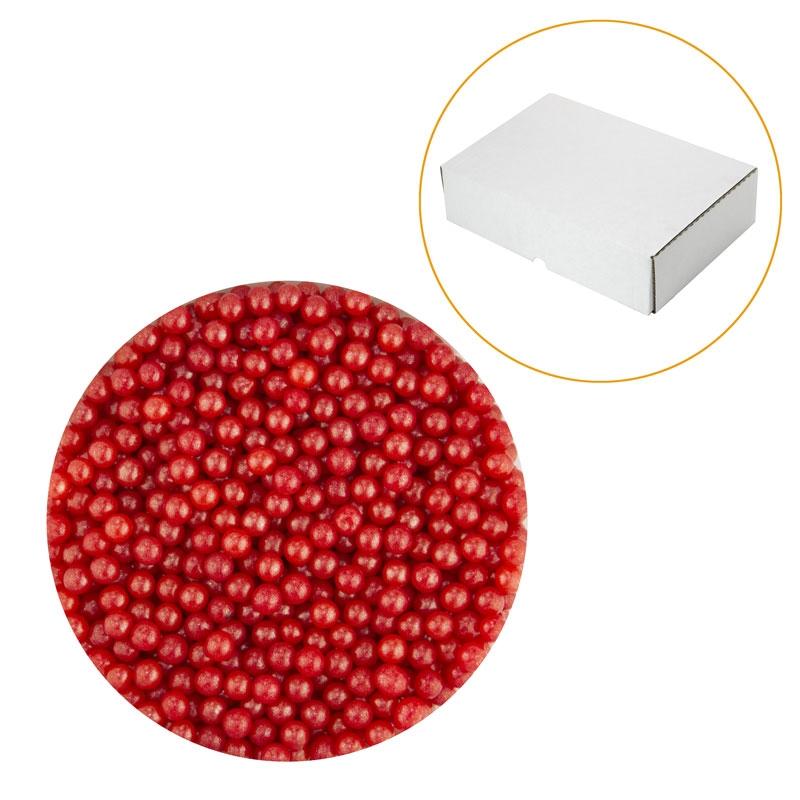 Perlas de Azúcar Rojas Ø 6 mm. (10 Kg)