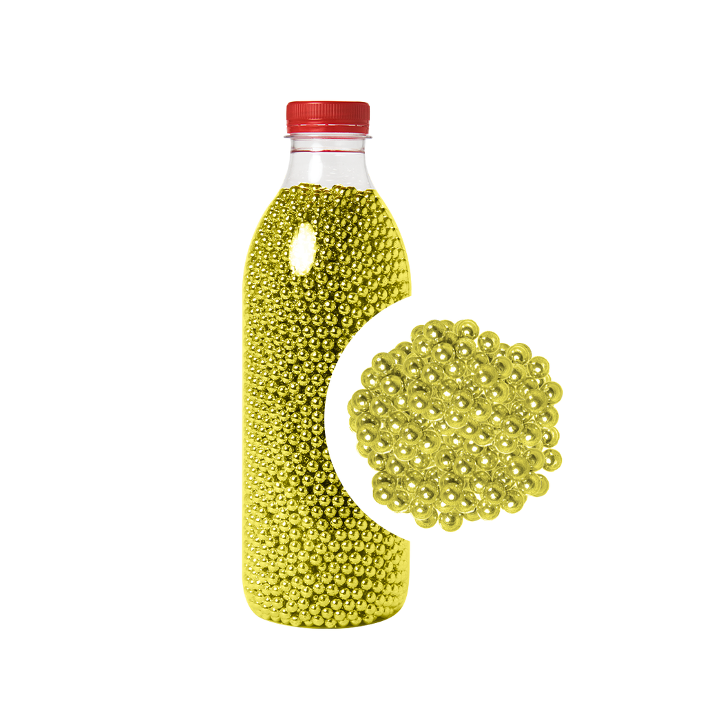Perlas de Azúcar Doradas Ø 6 mm.  (450 g)