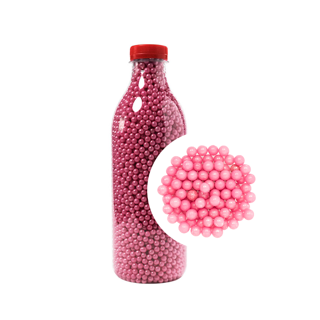 Perlas de Azúcar Rosas Ø 6 mm. (450 g)