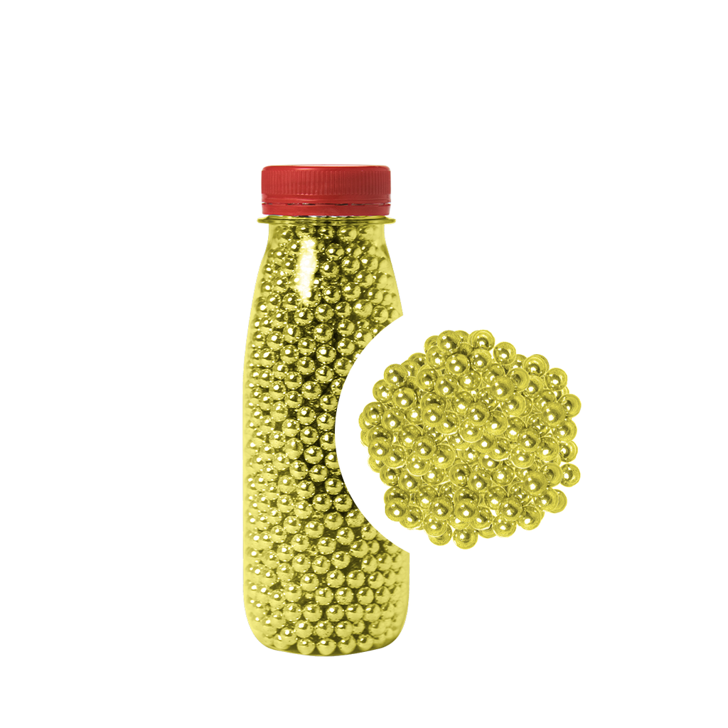 Perlas de Azúcar Doradas Ø 6 mm.  (225 g)