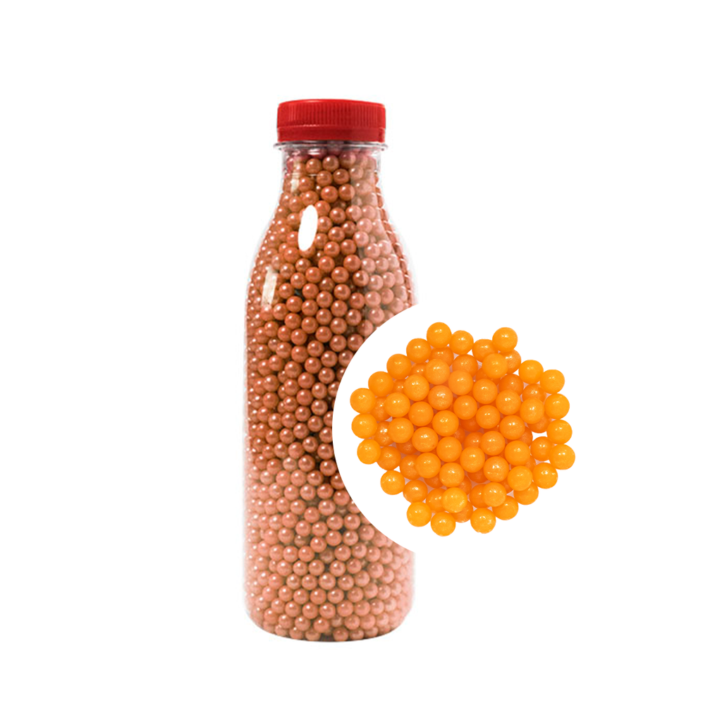 Perlas de Azúcar Naranjas Ø 6 mm. (450 g)
