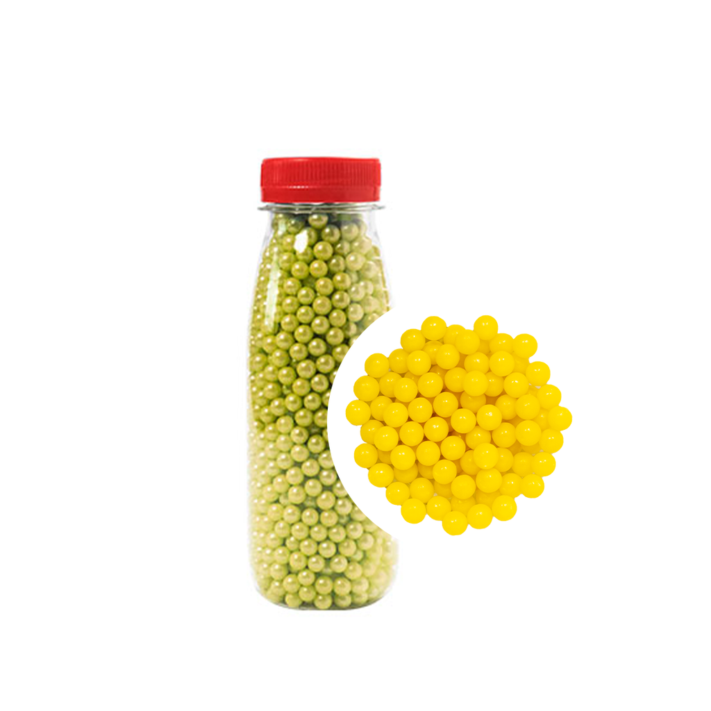 Perlas de Azúcar Amarillas Ø 6 mm. (225 g)