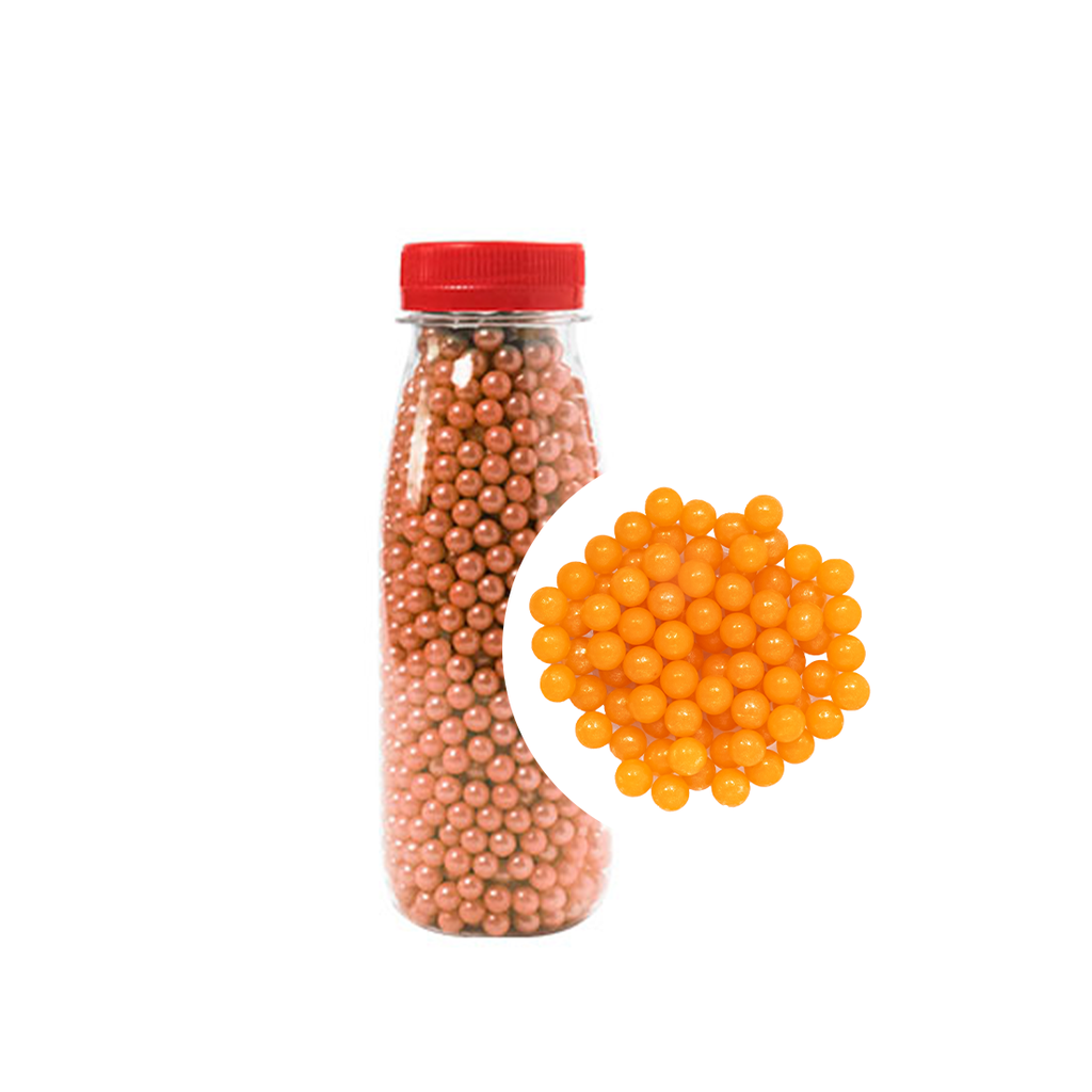 Perlas de Azúcar Naranjas Ø 6 mm. (225 g)