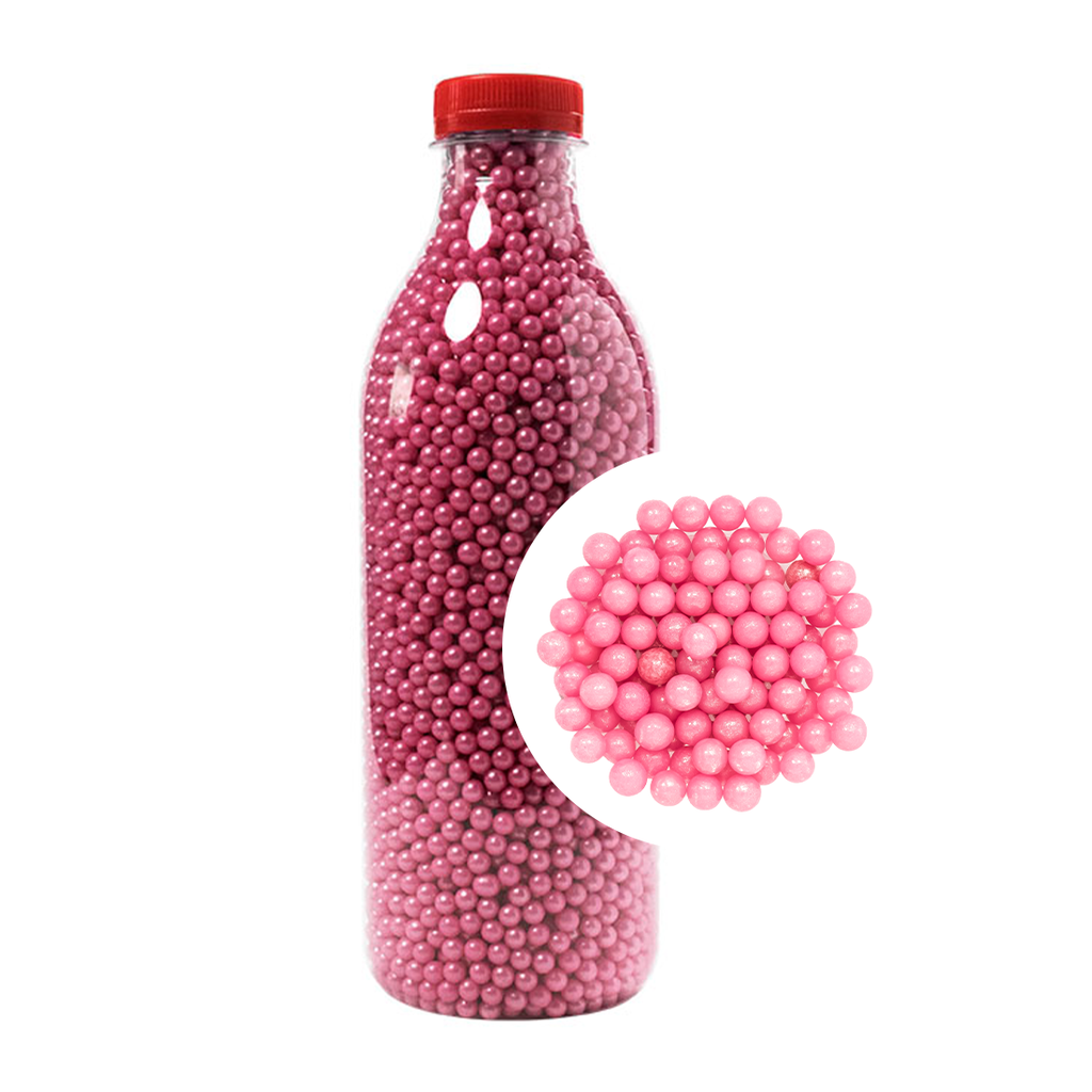 Perlas de Azúcar Rosas Ø 6 mm. (900 g)