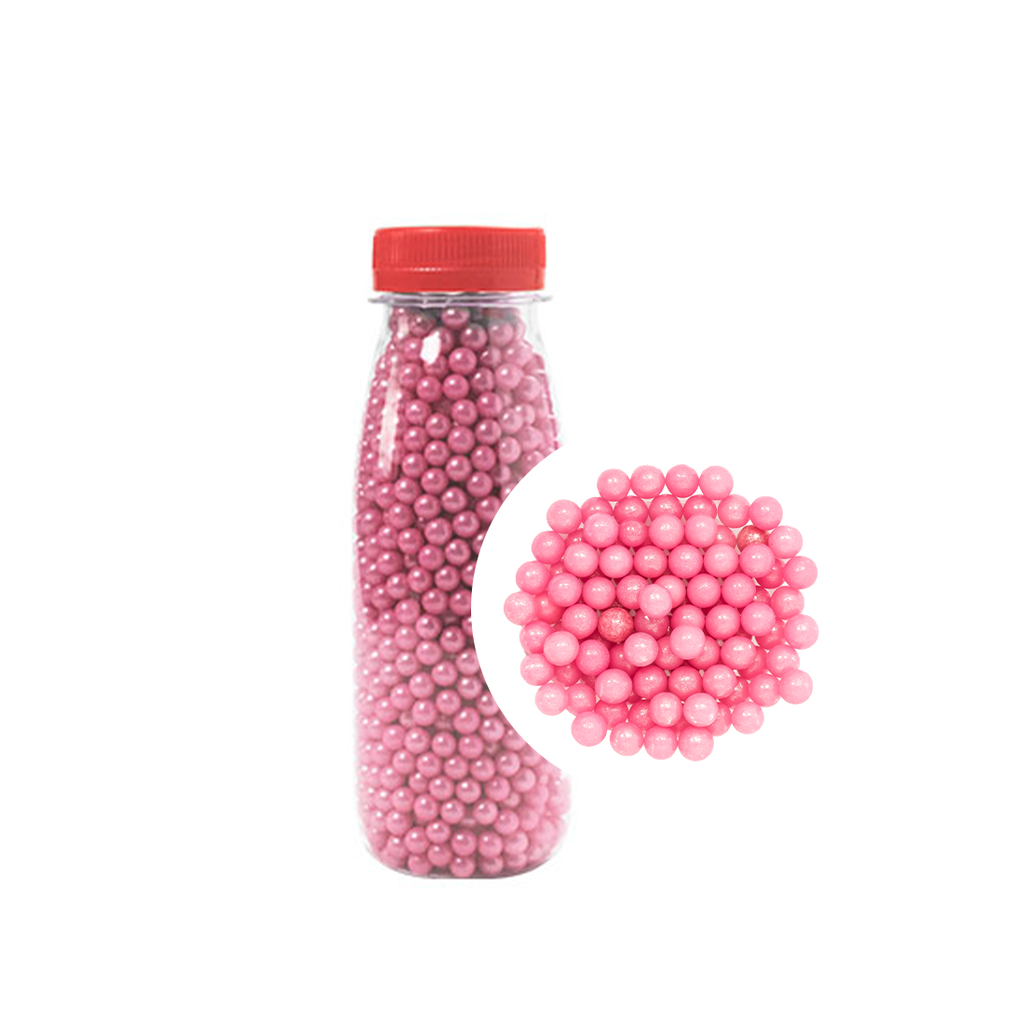 Perlas de Azúcar Rosas Ø 6 mm. (225 g)