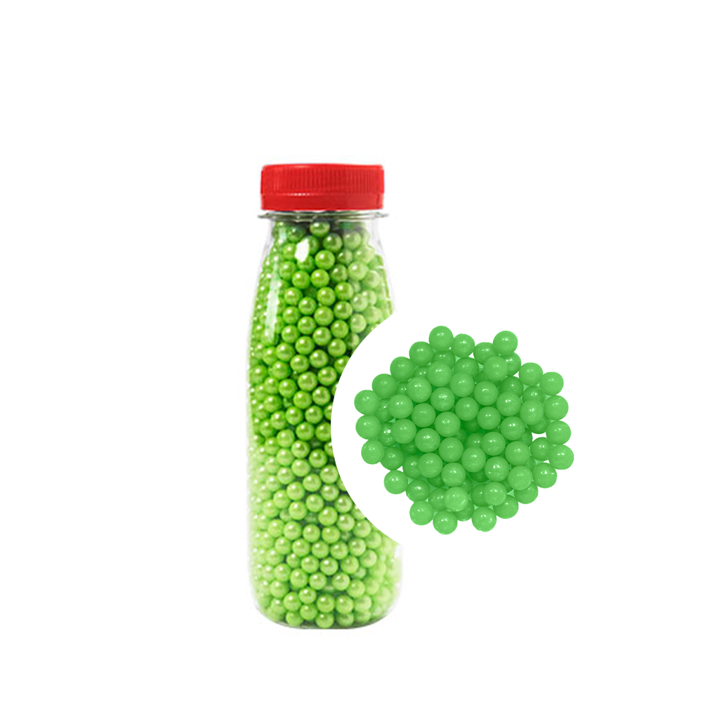 Perlas de Azúcar Verdes Ø 6 mm. (225 g)