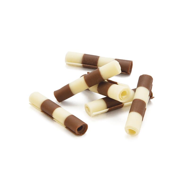 Baston Chocolate Blanco y Negro 40 mm. 
