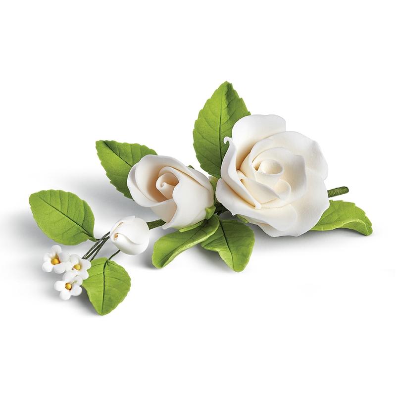 Ramo de Rosas Blancas 150 mm. (8 u.)