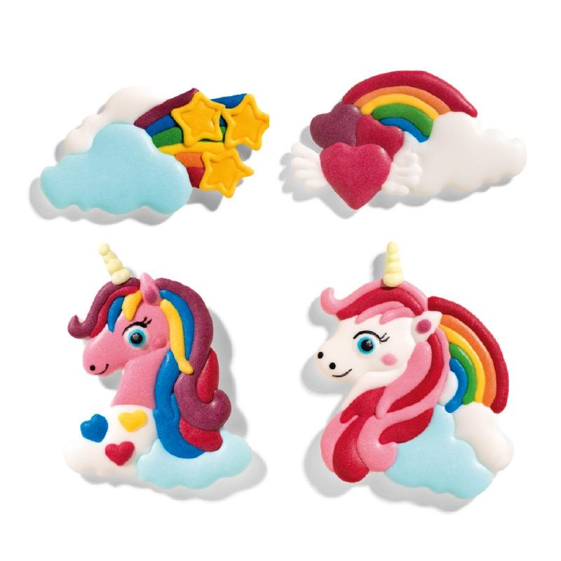 Surtido Unicornios Arcoiris 70X50 mm.