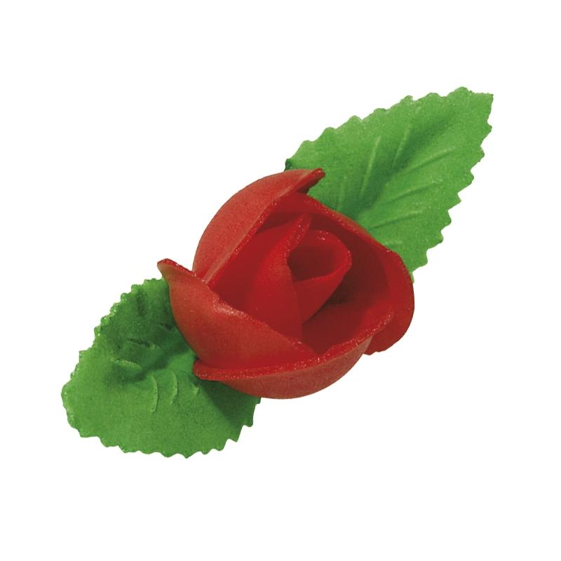 Rosa 2 Hojas Oblea Roja Ø 65 mm.  (72 u.)
