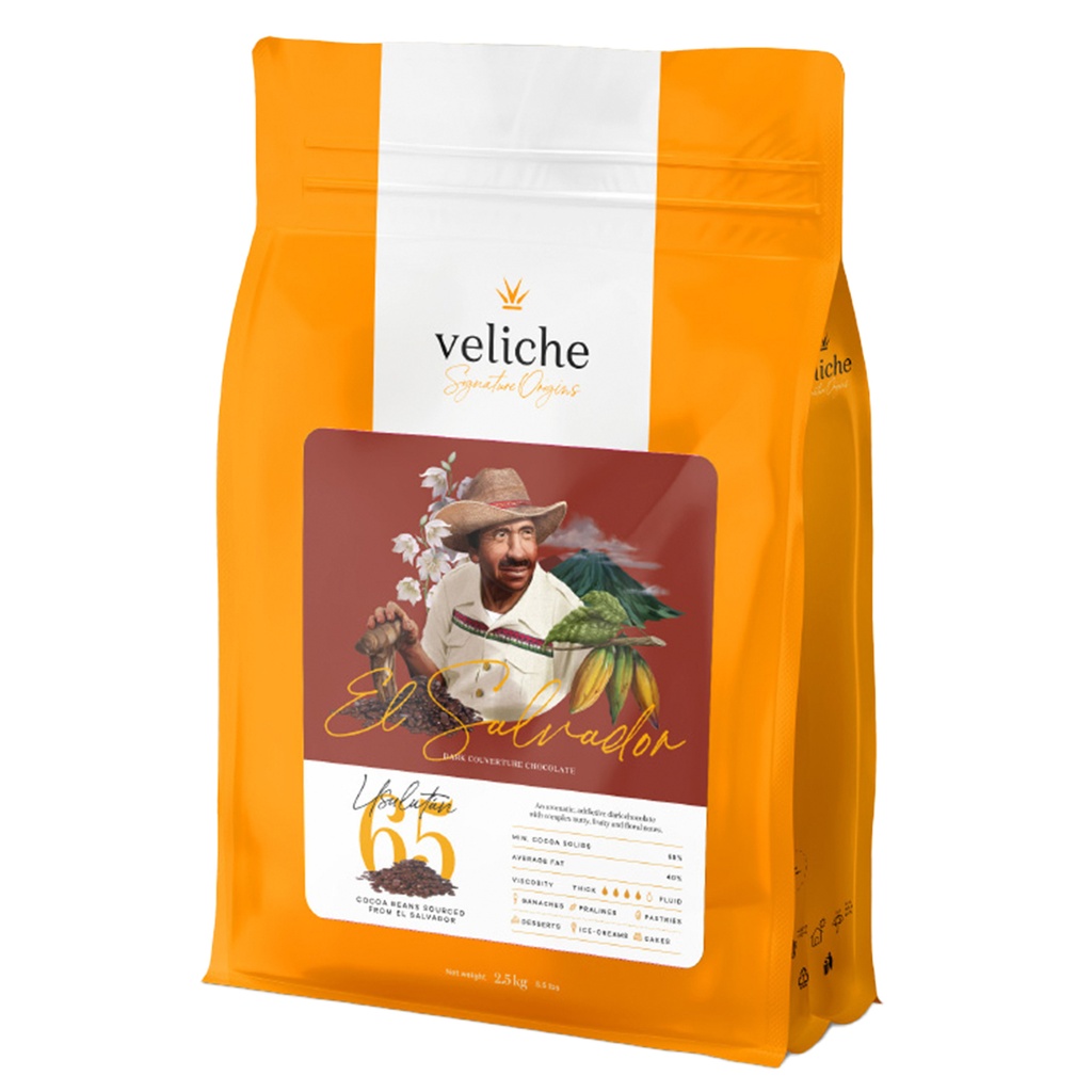 Usulutan 65. Cobertura de Chocolate Origen El Salvador 65 % (2,5 Kg)