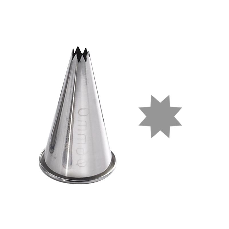 Boquilla Estrella Inoxidable Ø 9 mm. (1 u.)